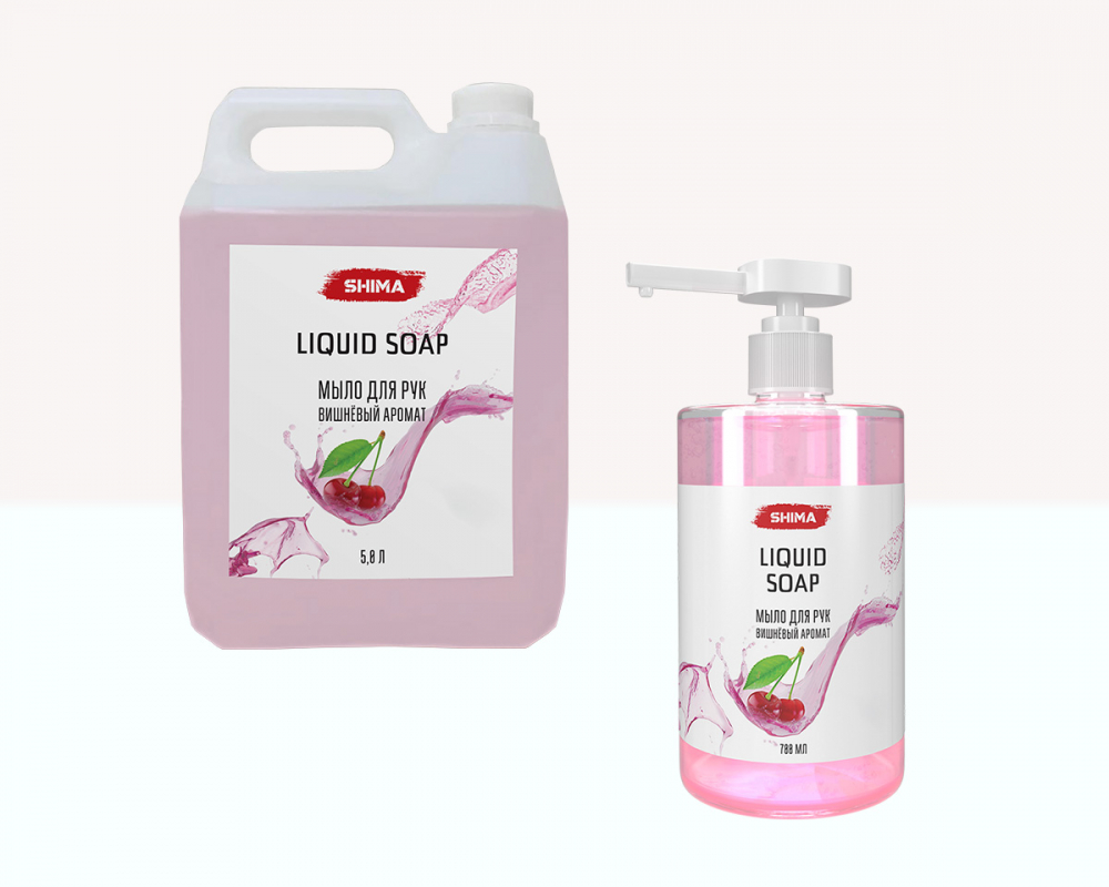 SHIMA "LIQUID SOAP" Жидкое мыло с ароматом вишни 700мл