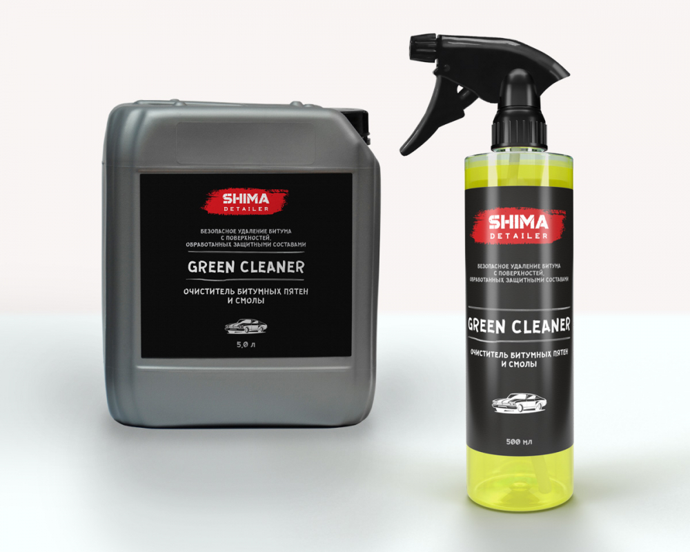 SHIMA DETAILER "GREEN CLEANER" Очиститель битумных пятен и смолы 500мл